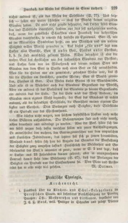229-231 Praktische Theologie