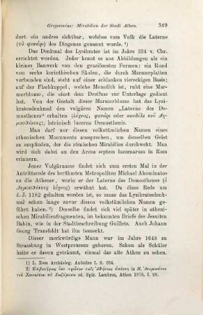 Mirabilien der Stadt Athen