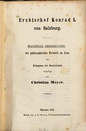 Erzbischof Konrad I. von Salzburg