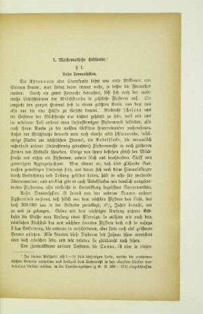I. Mathematische Erdkunde