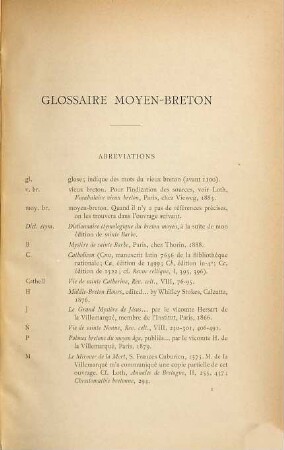 Glossaire Moyen-Breton, 1. A - G