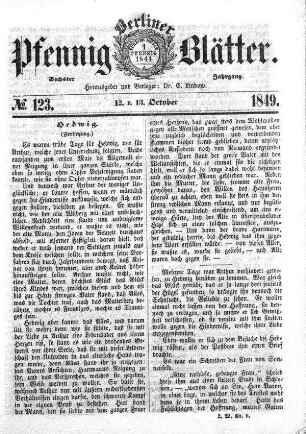 No. 123, 12. u. 13. Oktober