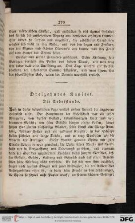 Dreizehntes Kapitel: Die Todesstunde
