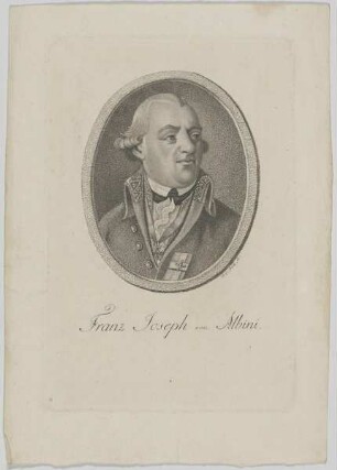 Bildnis des Franz Joseph von Albini