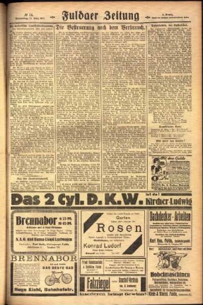 Zweite Ausgabe vom Mittwoch, den 30. März 1927.