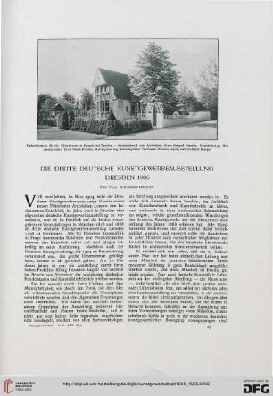 Die dritte deutsche Kunstgewerbeausstellung Dresden 1906, [1]