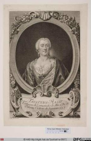 Bildnis Faustina Hasse, geb. Bordoni