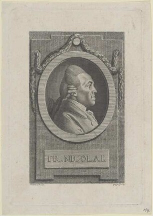 Bildnis des Fr. Nicolai