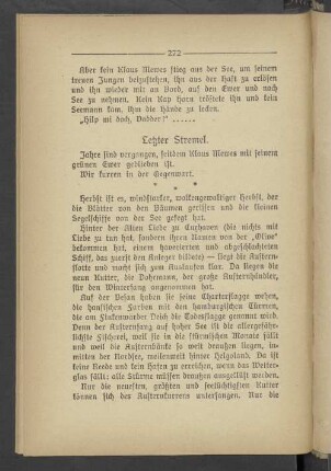 Letzter Stremel