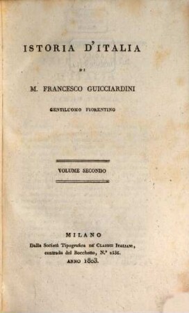 Istoria d'Italia, 2
