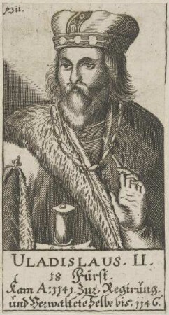 Bildnis von Uladislaus II., Fürst von Polen