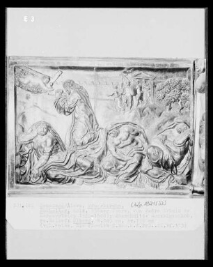 Hochaltar, Sockelgeschoss, rechtes Relief: Christus am Ölberg