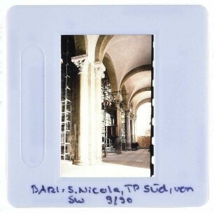 Bari, S. Nicola : Südliches Seitenschiff