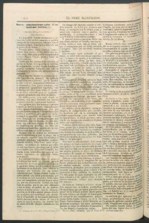 Breves consideraciones sobre el comunismo incásico. (Conclusión.) : (Estudio hecho el año 1884.)