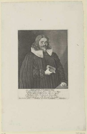 Bildnis des Iohannes Fabricius