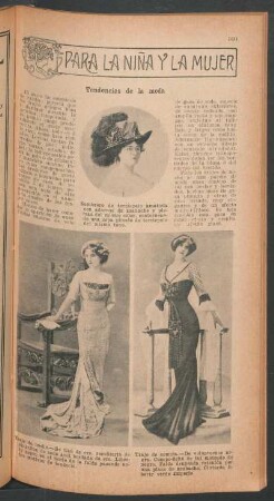 Tendencias de la moda : Para la niña y la mujer