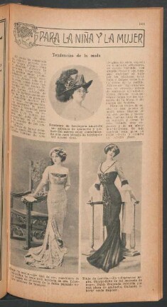 Tendencias de la moda : Para la niña y la mujer
