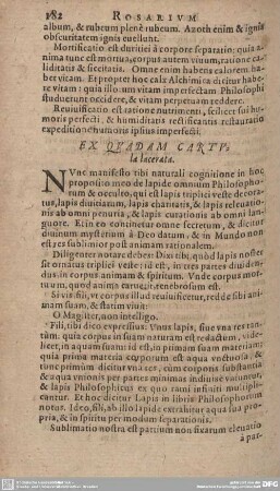 EX QUADAM CARTUla lacerata.