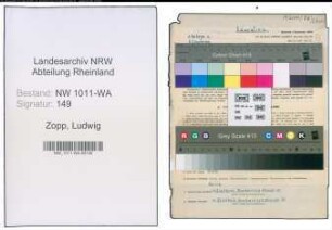 Entnazifizierung Ludwig Zopp , geb. 25.05.1876 (Oberschullehrer)