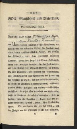 Dreyzehendes Stück