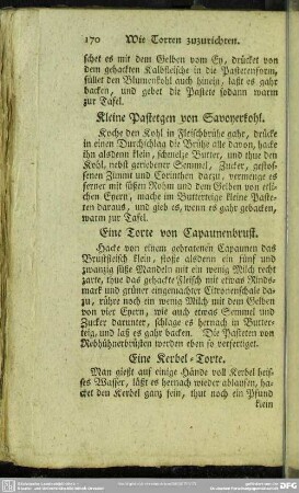 Eine Torte von Capaunenbrust