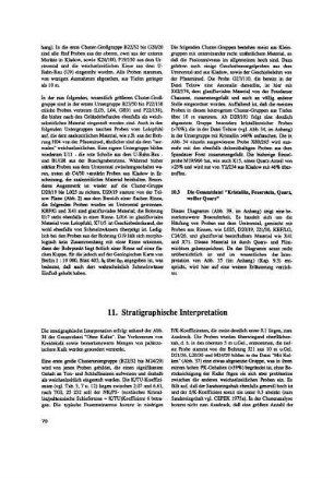 11. Stratigraphische Interpretation