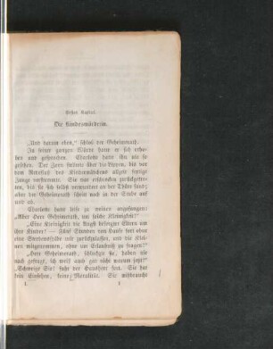 Erstes Kapitel. Die Kindsmörderin.