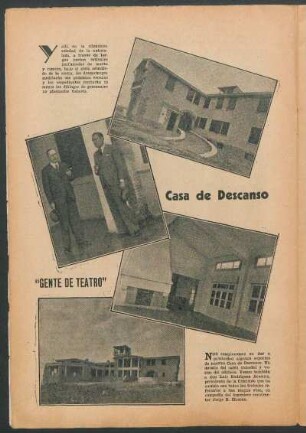 Casa de descanso : "Gente de teatro"