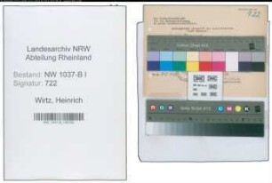 Entnazifizierung Heinrich Wirtz , geb. 10.01.1911 (Konstrukteur)