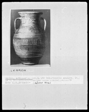 Geometrische Amphora