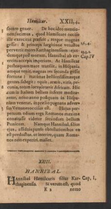 XXIII. Hannibal.