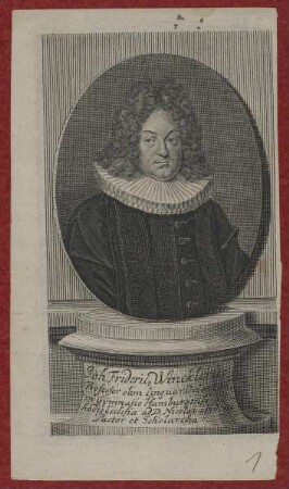 Bildnis des Joh. Fridericus Wincklerus