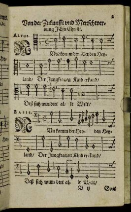 Von der Zukunfft und Menschwerdung Jesu Christi.