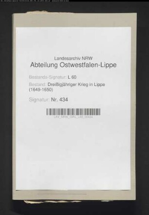 Kriegsjahre 1645-1650
