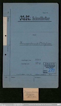 Korrespondenz mit korrespondierenden Mitgliedern, Bd. 2