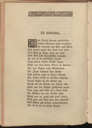 Die Entdeckung.
