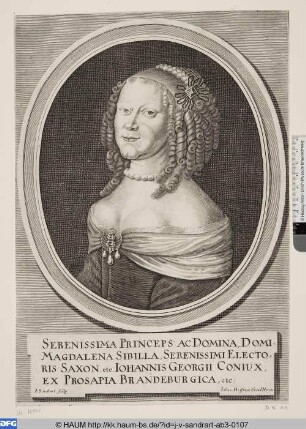 Magdalena Sibylla, Kurfürstin von Sachsen