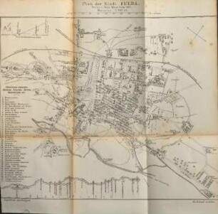 Plan der Stadt Fulda