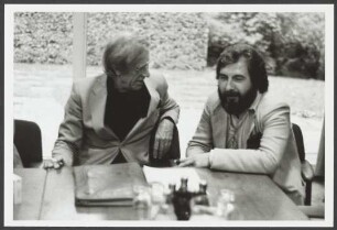 Bernhard Heiliger mit Gotthard Graubner