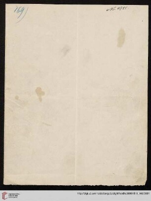 Heid. Hs. 3895 II B - 5,169: Nachlass Heinrich Bassermann, Sonn- und Feiertagspredigten: Predigt zu Jes 2,1-3 (Was gehört zu einer rechten und erfolgreichen Betreibung der Mission?)