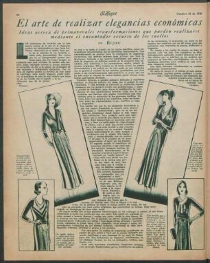 El arte de realizar elegancias económicas : Ideas acerca de primaverales transformaciones que pueden realizarse mediante el encantador recurso de los cuellos