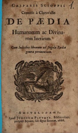 De paedia humanarum ac divinarum literarum