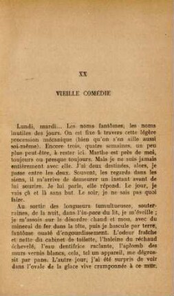 XX Vieille comédie