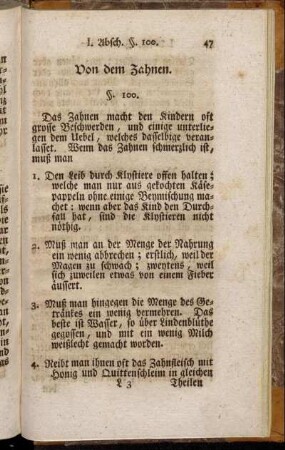 Von dem Zahnen.