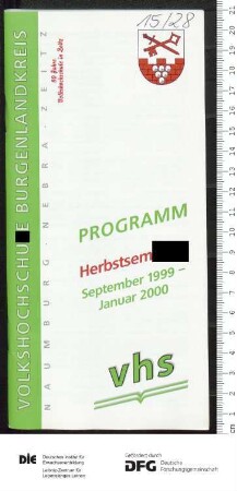 Programm 2. Semester 1999/2000