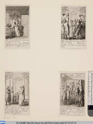 Oben rechts: Vive Monsieur le Comte et Madame la Comtesse.