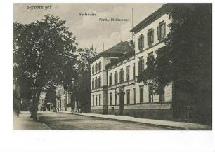 Fürstliche Hofkammer und Karlstraße in Sigmaringen