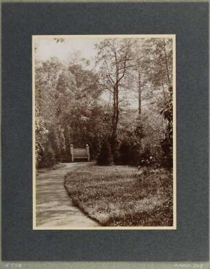 Im Park der Bienertvilla in Plauen bei Dresden