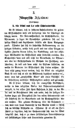 Pädagogische Aphorismen : (Fortsetzung)