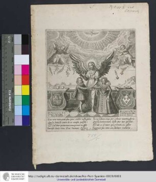 D. Philippus De Austria Princeps Hispaniarvm. Elizabeth Franciæ Principis Hispaniae Sponsa